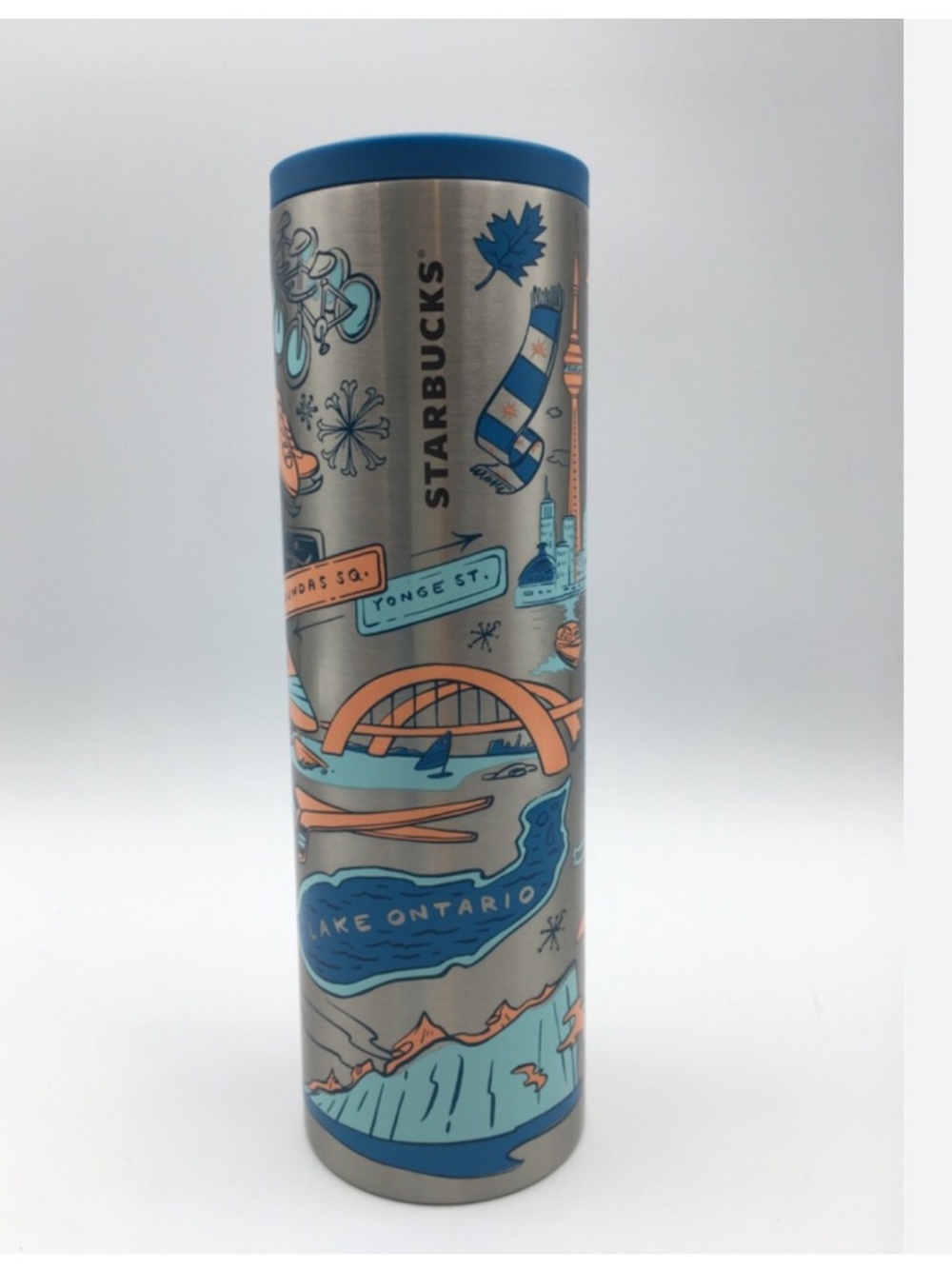 Starbucks Toronto "Been There Series" Stainless Steel Slim Tumbler 16oz